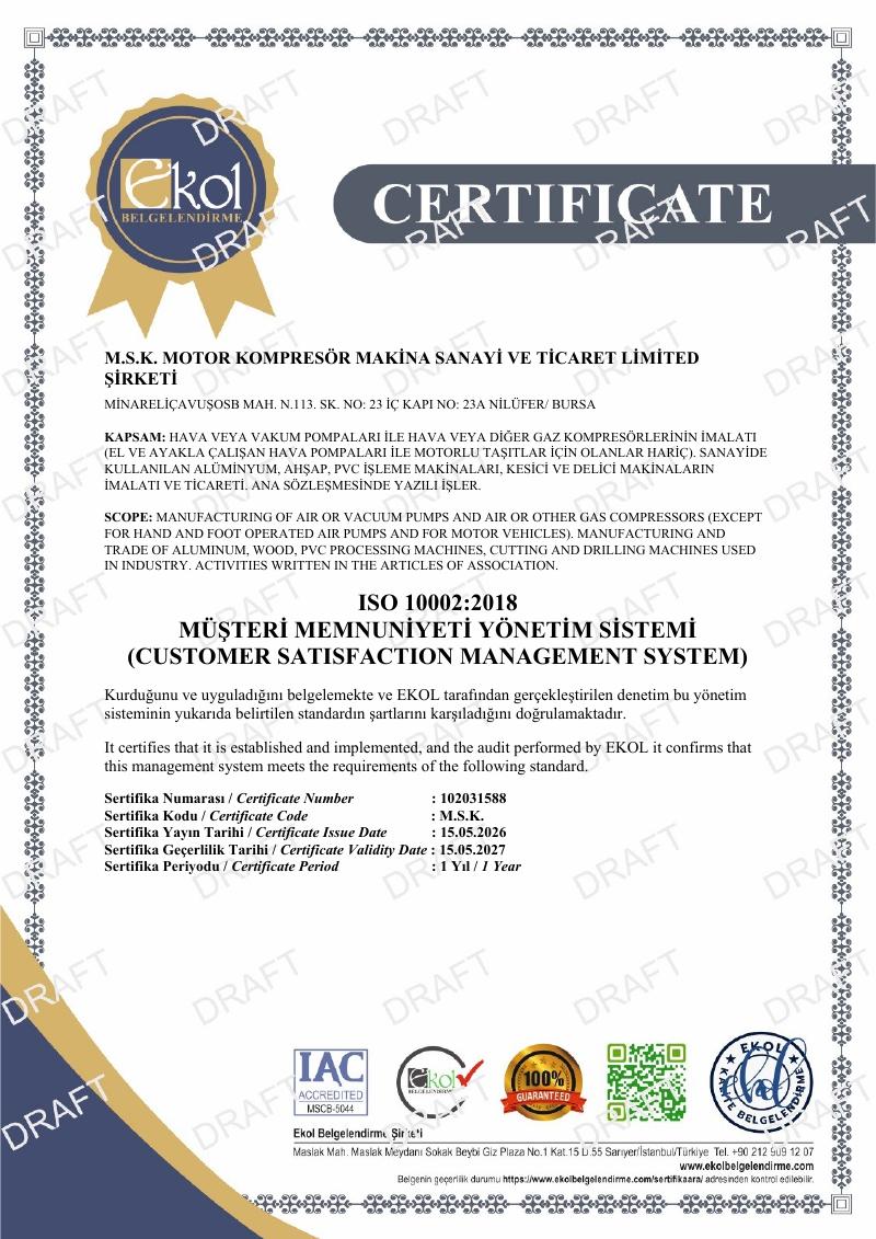 ISO 10002:2018